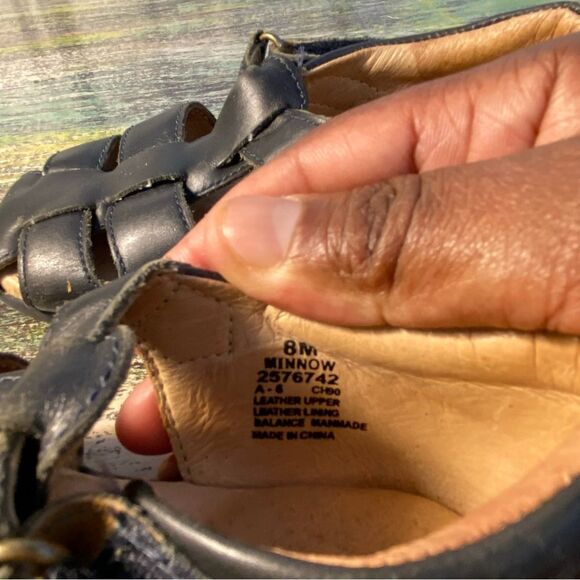 Stride Rite Black Sandals with Adjustable Straps - Picture 6 of 6